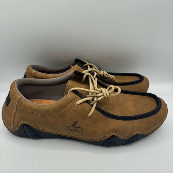 Salkin Barefoot Loafers Khaki Men's Size 43 / 9.5 - Picture 2 of 6